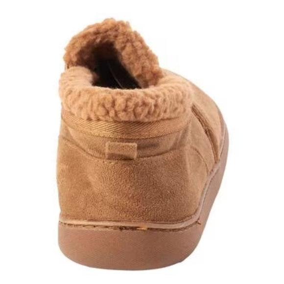 ๐ฃGOLD TOE Men's Slippers in Cognac relaxed fit get morning paper ๐ - Picture 3 of 11